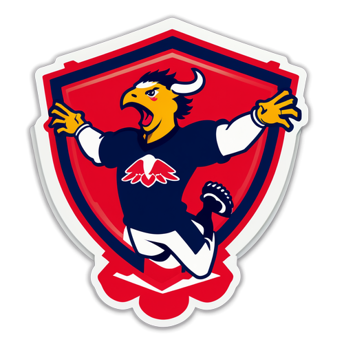 Dynamischer RB Leipzig Aufkleber