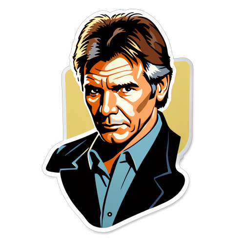 Il Fascino Infinito di Harrison Ford: Scopri il Sticker che Celebra la Sua Versatilità!