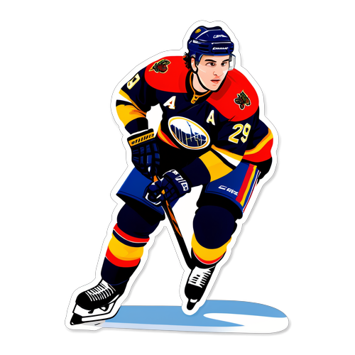 Intensity on Ice: Dylan Strome Sticker