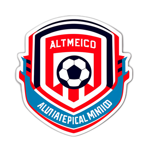 Stiker Minimalis Emblem Club Atlético de Madrid
