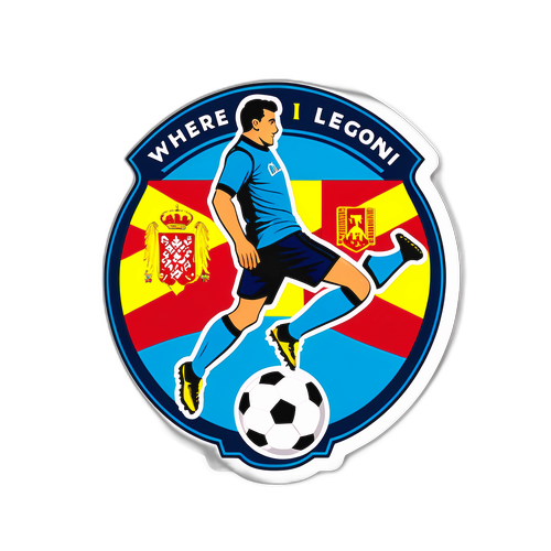 A sticker din Liga I care ilustrează un moment istoric din fotbalul românesc