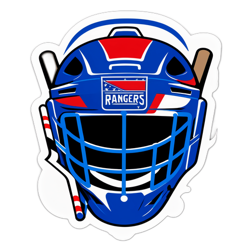 New York Rangers Artistic Sticker