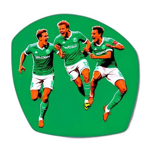 Sticker về trận đấu giữa Werder Bremen và Wolfsburg