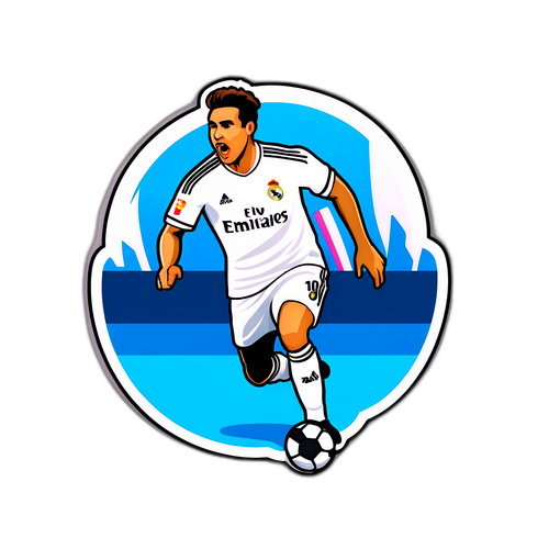 Sticker cầu thủ ghi bàn trong trận Real Madrid gặp Mallorca