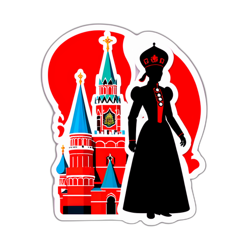 Kremlin Kulesi ve Matron Silueti