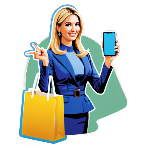 Ivanka med Stil: Shopping og Smartphone