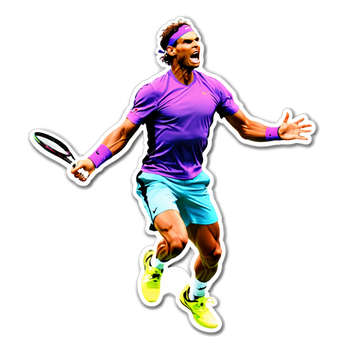 ¡La Energía Extrema de Rafael Nadal Capturada en Bastad! ¡Descubre este Diseño Vibrante que Enamora a los Fans del Tenis!