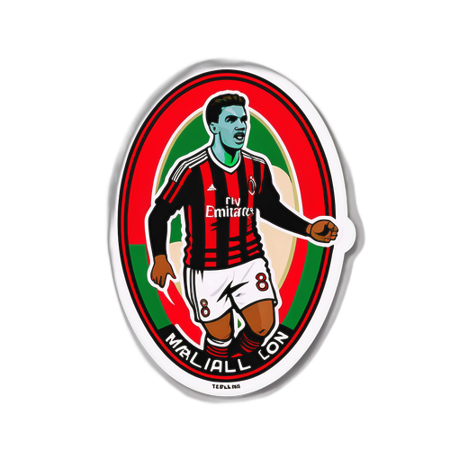 Sticker vintage AC Milan