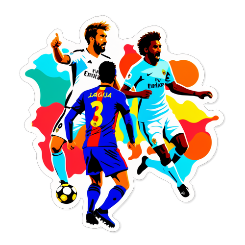 Artystyczna reprezentacja meczów La Liga