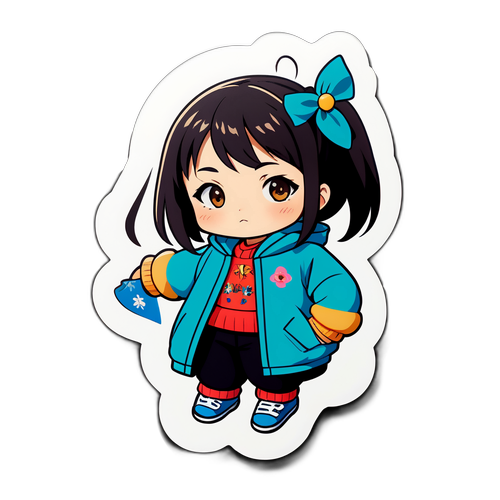 ナオコ・イイジマ風のスリムキャラクターデザイン