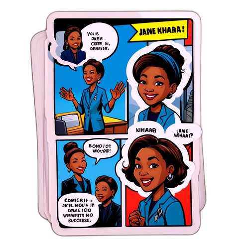 Sticker ya Jane Kihara