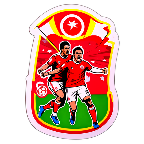 Stiker Pertandingan Internasional vs Bragantino