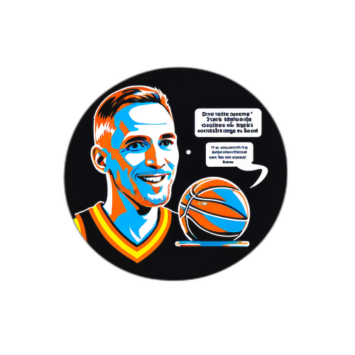 Adesivo Dan Peterson: Pioniere del Basket