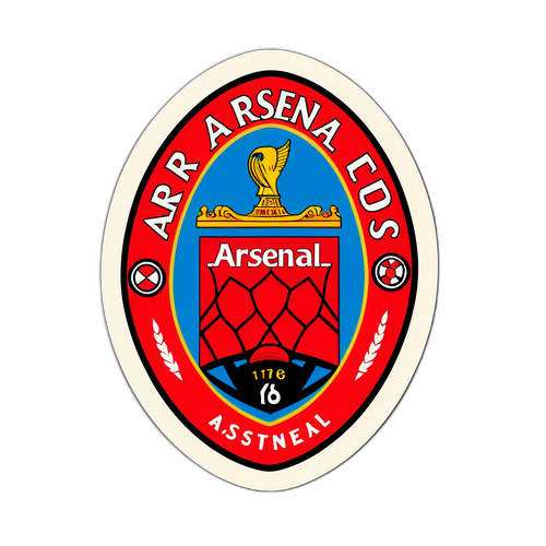 Vintage Arsenal FC Klistermärke