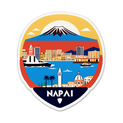 Bangkitnya Kebanggaan Napoli: Sticker Seni yang Memikat dari Kota yang Tak Pernah Tidur!