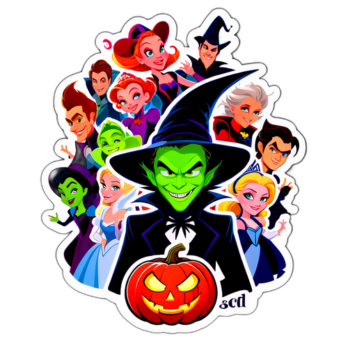 הוא מוקף בדמויות מונפשות מה'וויקד 2'