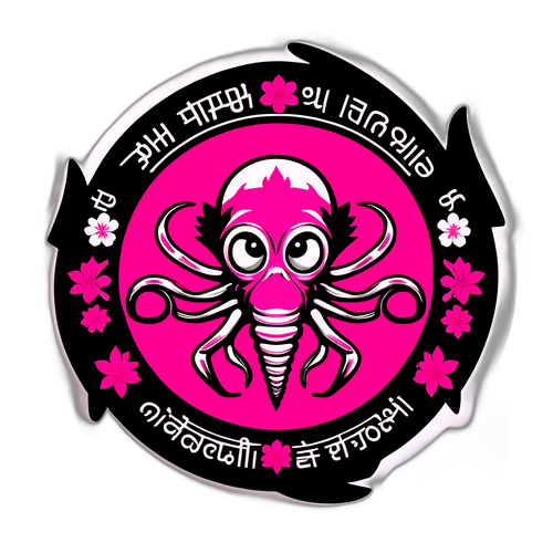 Aufkleber zur Warnung vor dem Nipah-Virus in Indien