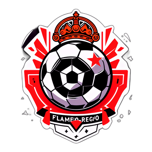 Dynamic Soccer Rivalry Sticker