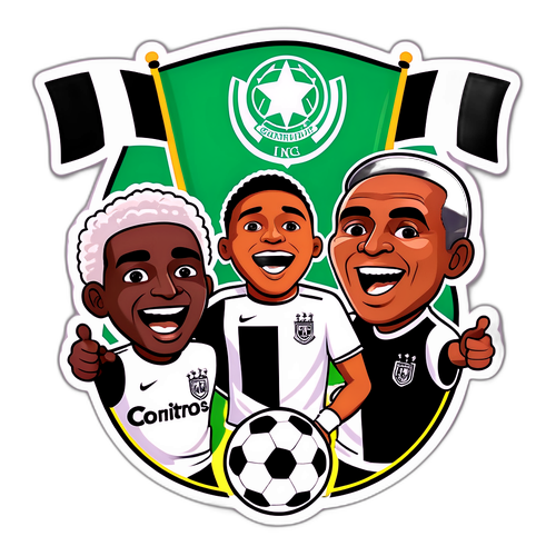 Fãs de Futebol Empolgados