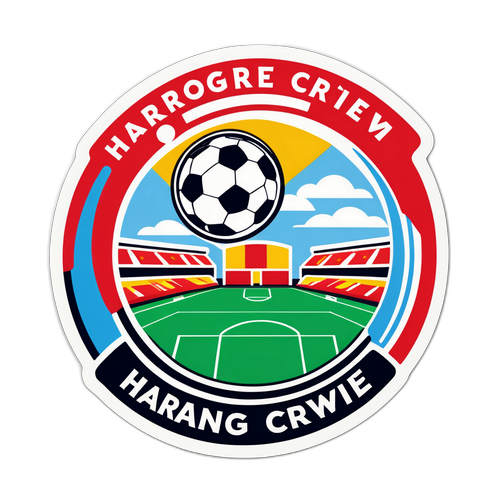 Sticker ya Mechi ya Soka kati ya Harrogate na Crewe