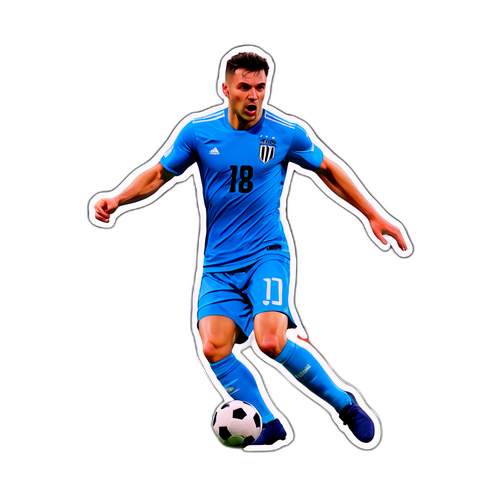 Razvan Tarlea jucând fotbal