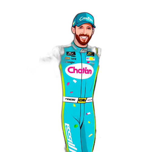 Celebratory Racing Victory Sticker