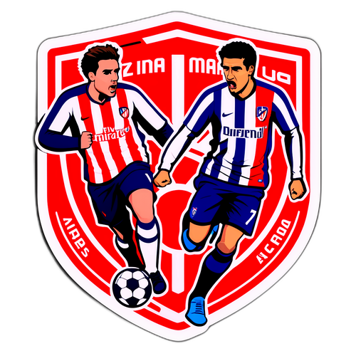 סטיקר בין ארסנל לאתלטיקו מדריד