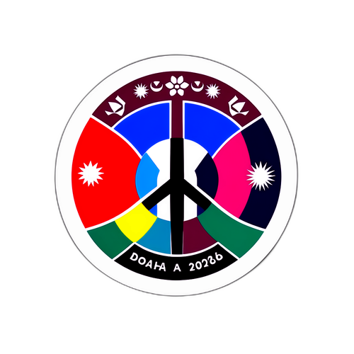 Stickers z okazji jedności międzynarodowych sportowców w Doha 2026