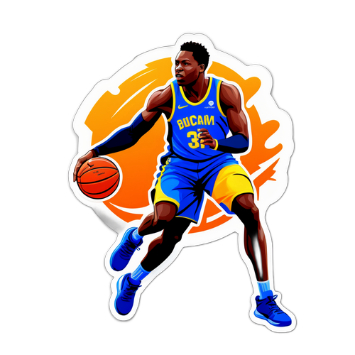 Dinamikong Sticker ng Basketball