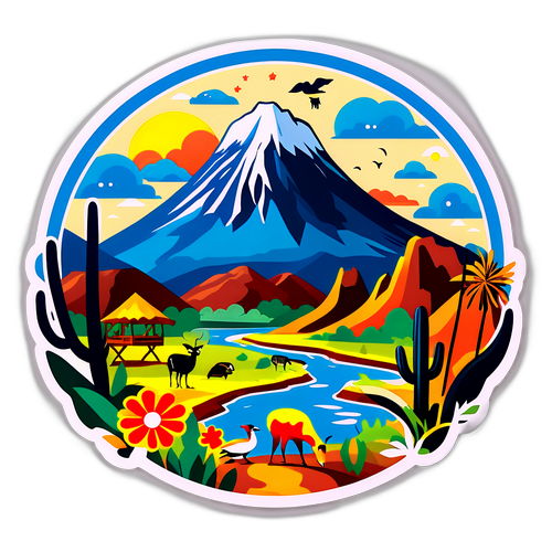 Illustration d'un paysage emblématique du Venezuela