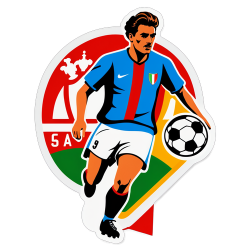 Retro Serie A Sticker