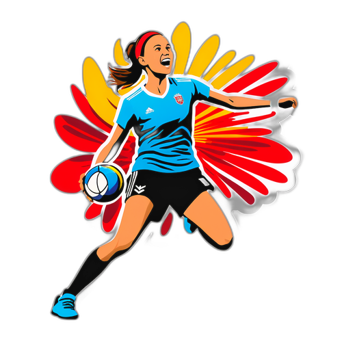 Stickers z Iga Świątek w akcji