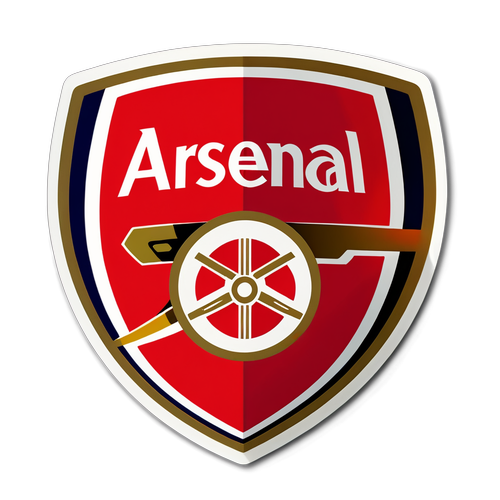 Arsenal Futball Csapat Matrica