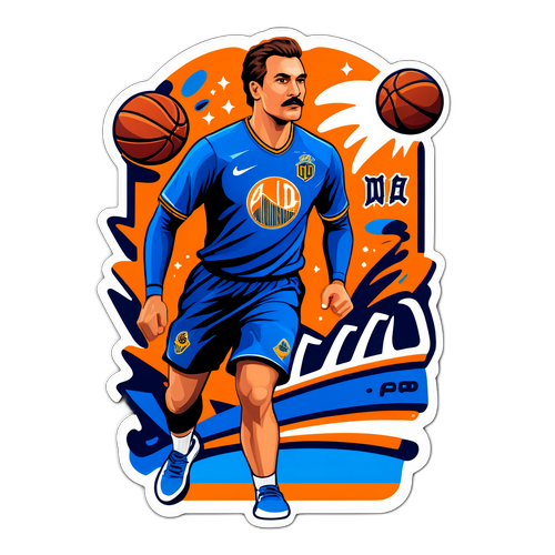 Sticker dla taty miłośnika sportu