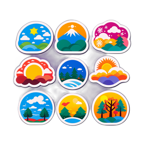 變幻的季節 - 新竹的天氣風景