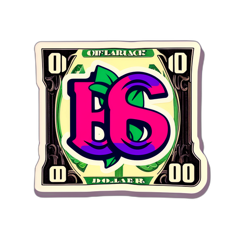 Sticker dla miłośników dolarów