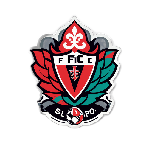 Dynamic Rivalry Sticker Featuring São Paulo FC and Flamengo Logos