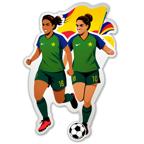 Dominasi Dalam Warna! Sticker Gempak Perlawanan Wanita Pakistan vs Sri Lanka!