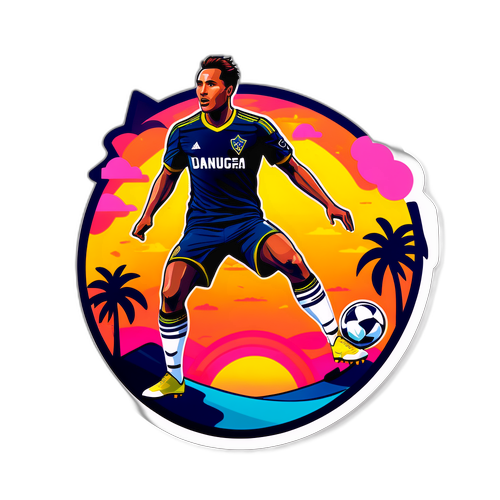 Senja Cerah Los Angeles dengan Pemain LA Galaxy