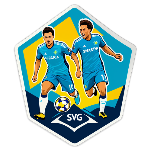 Actionfyldt sticker fra Conference League: Astana vs Chelsea