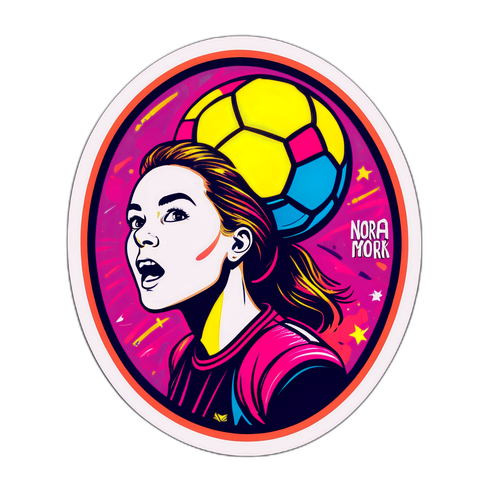 Sticker med citater fra Nora Mørk