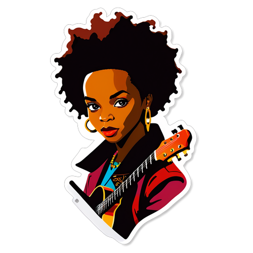 Angavu za Lauryn Hill: Mchoro wa Silhouette Yake na Rangi za Kibunifu Zinazong'ara!