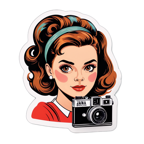 Umělecká nálepka Jany Brejchové