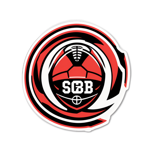 Güç ve Birliği Vurgulayan Modern GSB Logo Sticker