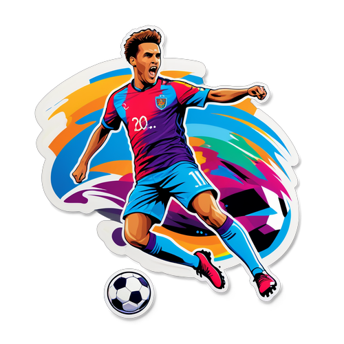 Energi Sepak Bola yang Menggugah Semangat! Stiker Ini ستكون Kesukaan Penggemar!