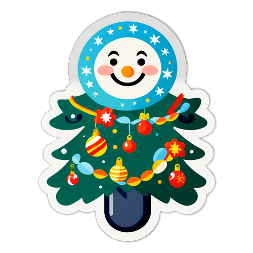 Sticker tematic pentru 5 Decembrie