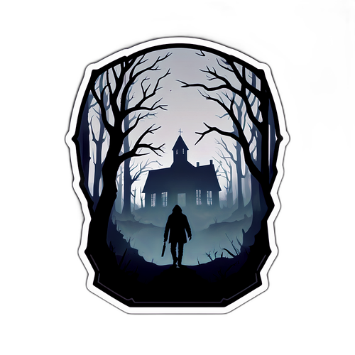Autocollant Sombre Inspiré par Silent Hill