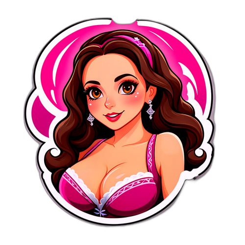 Charming Cartoon Beauty