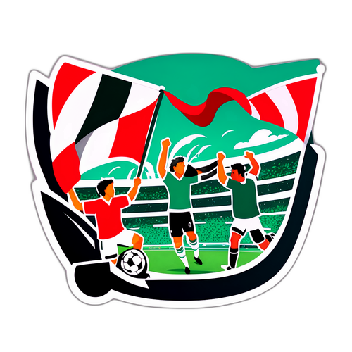 Cena de jogo entre Palmeiras e River Plate