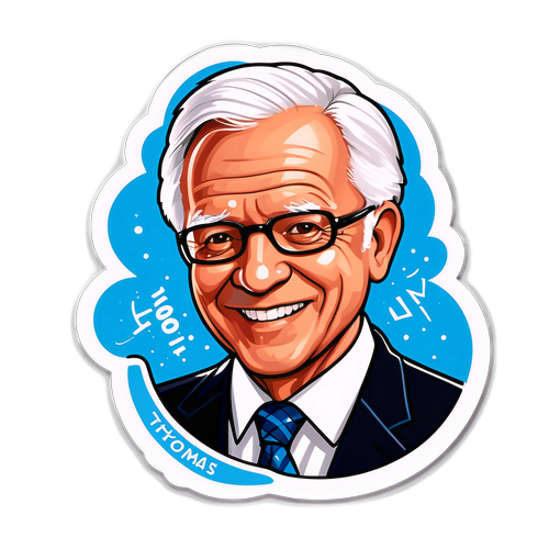 Sticker Profesional Merayakan Tommy Thomas